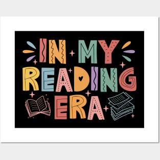 In My Reading Era Groovy Reader Librarian Teacher Book Lover Posters and Art